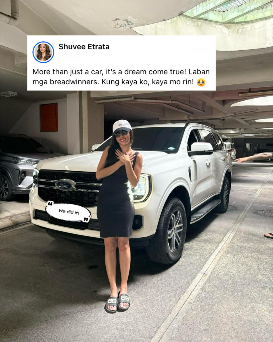 DESERVE SO MUCH 🫶

Another dream come true for Shuvee Etrata as she shares a photo of her brand new SUV!

Courtesy: Shuvee Etrata/FB
 
Read more: gmanetwork.com/news/showbiz/c…
