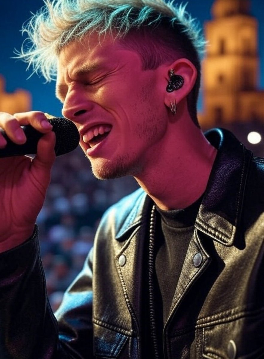 mgk cantando a todo pulmón en México 
#lostamericanamexicotourdates