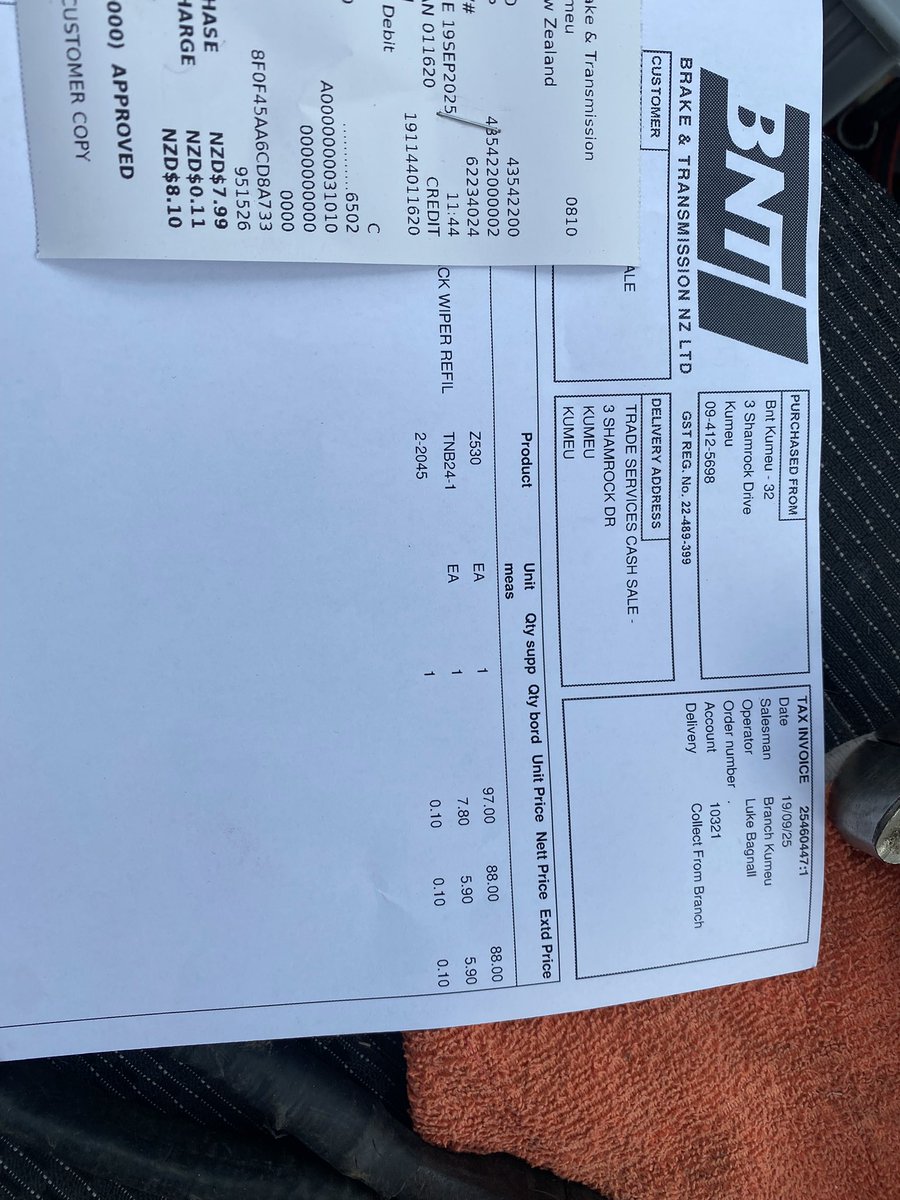 iiecpunk's tweet image. Stopped by the faithful brake’n’trans as the little diesel ii use as a #RunAround was it’s oil changes…
Cost me a fuc’n #RedNote for a filter!
… wee bit shocked