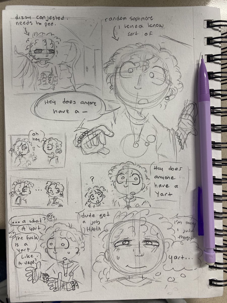 yeah sure ok this can go on main actually. sometimes when some absurd shit happens to me the only way i can process it fully and/or psych myself out is by turning into a Really Fucking Shitty tumblresque sketch comic #normantruths