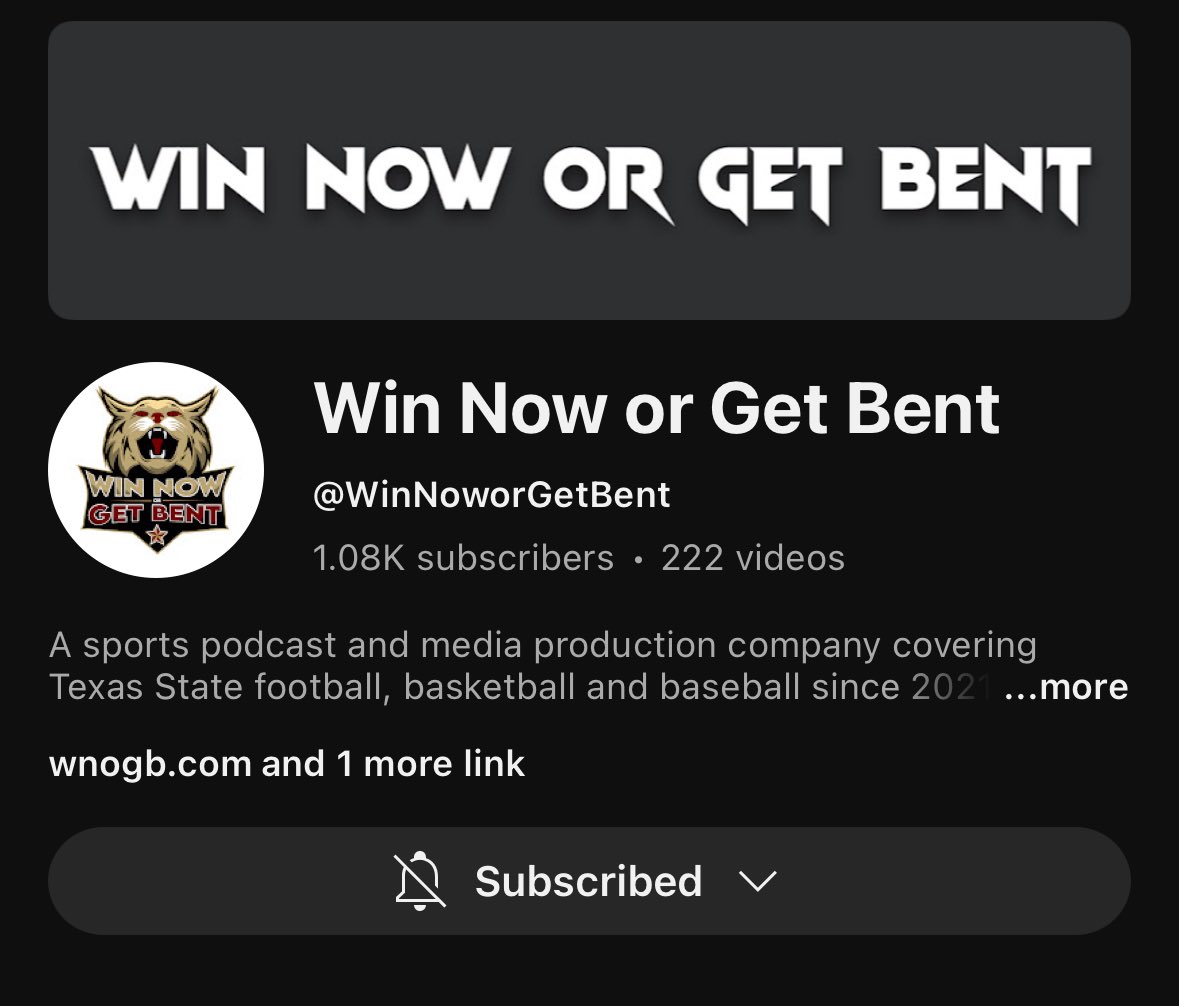 Win Now or Get Bent tweet media