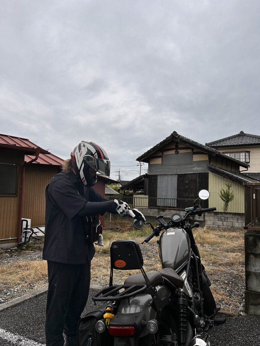 レブルに乗っていった👍👍
