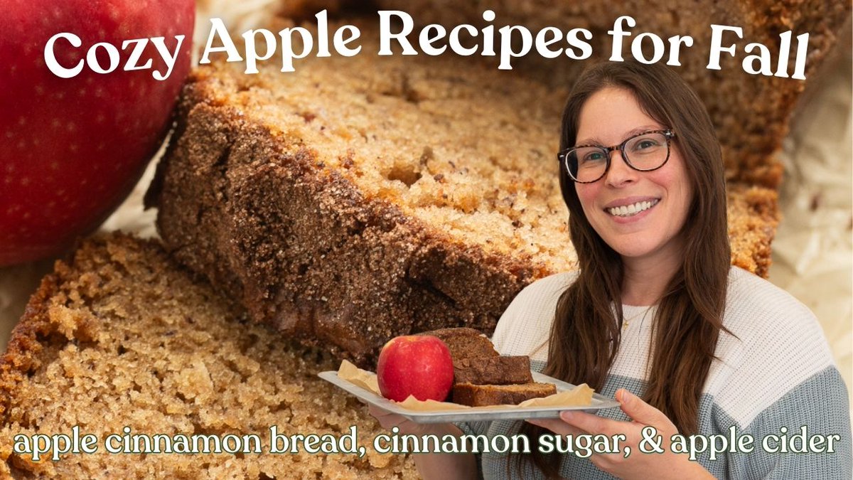 Apple Cinnamon Bread, Fresh Apple Cider, and Cinnamon Sugar youtu.be/1kgvTPdnhws?si… via <a href="/YouTube/">YouTube</a>