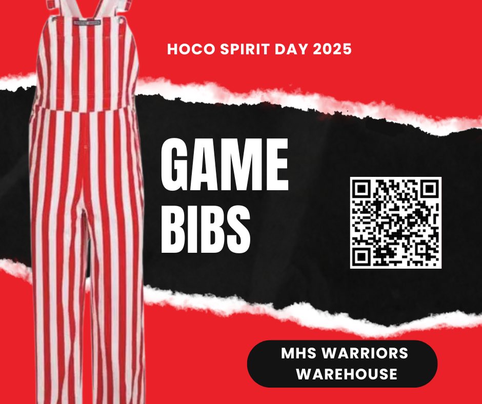 Are you ready Warriors?  HOCO 2025 coming soon and the Warriors Warehouse has just what you need!  bit.ly/warriorswareho…