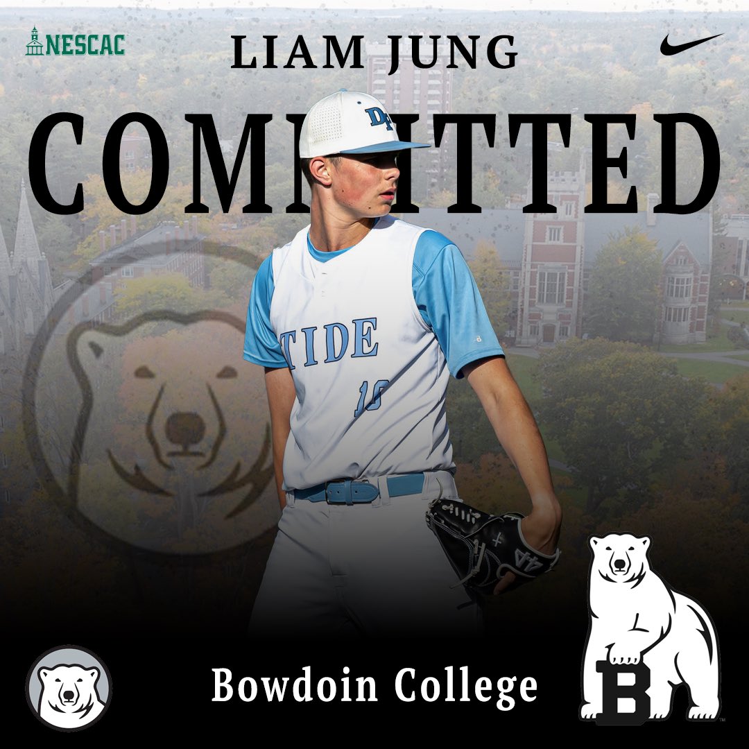 PrepDevon's tweet image. 🚨 Congratulations to 2026 RHP Liam Jung on his commitment to further his academic &amp;amp; baseball career at Bowdoin College! 

The @GoUBears land a great competitor and teammate. 

#rollTide