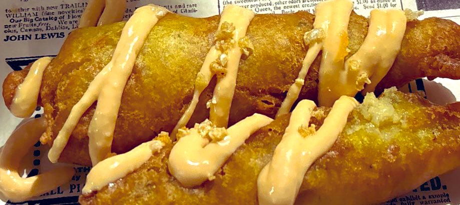 Asian fusion. Left the pimped up shell fish / Oysters 🤢 alone and opted for Kimchi battered Hake. Thought we’d give this place a try. Asian Food by people who haven’t been to Korea or Japan. Nice Vermut though 👍🏻