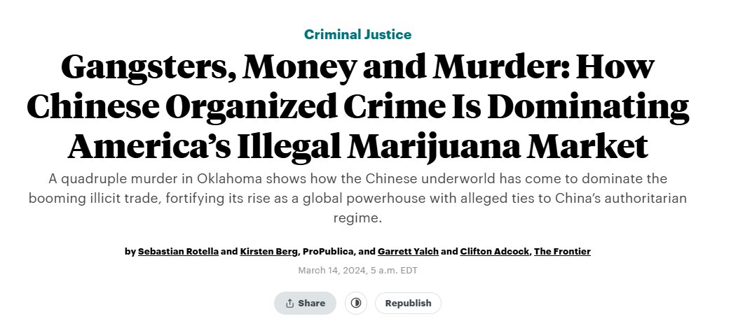 Chinese interests are buying up farmland throughout the United States. Groups linked to the CCP are even buying American farmland near US military bases.

This has been driving up farmland prices throughout the USA, making it incredibly difficult for farmers to actually acquire