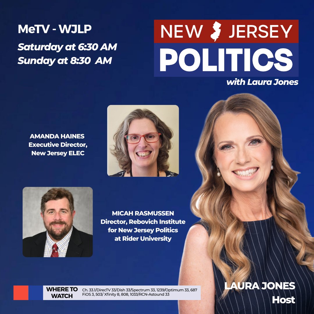 This weekend on New Jersey Politics with <a href="/lauralindseyj/">Laura Lindsey Jones</a> we’re gearing up for the first New Jersey gubernatorial debate on September 21st at Rider University, featuring Republican <a href="/Jack4NJ/">Jack Ciattarelli</a> &amp; Democrat <a href="/MikieSherrill/">Mikie Sherrill</a>.

💡 Executive Director Amanda Haines (NJ ELEC) joins us to