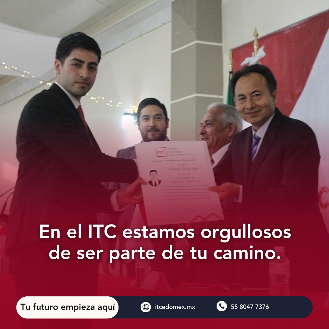 itcedomex's tweet image. ✨ En el Instituto Tecnológico de la Construcción estamos orgullosos de ser parte de tu camino.
Porque tu éxito también es el nuestro. 💙
#OrgulloITC #ConstruyendoTuFuturo #EducaciónQueTransforma #ITC #Ingeniería #Construcción #EstudiantesITC #LíderesEnConstrucción