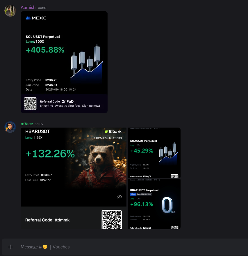 HydraTrades_HT's tweet photo. Our VIP family keeps winning 🙌 Today’s call delivered 100%+ profits. Congrats to everyone who banked with us 💎 #CryptoCommunity #CryptoMarket #crypto #trades #bitcoin #sol #eth #hbar #trading https://t.co/eut0agQadq