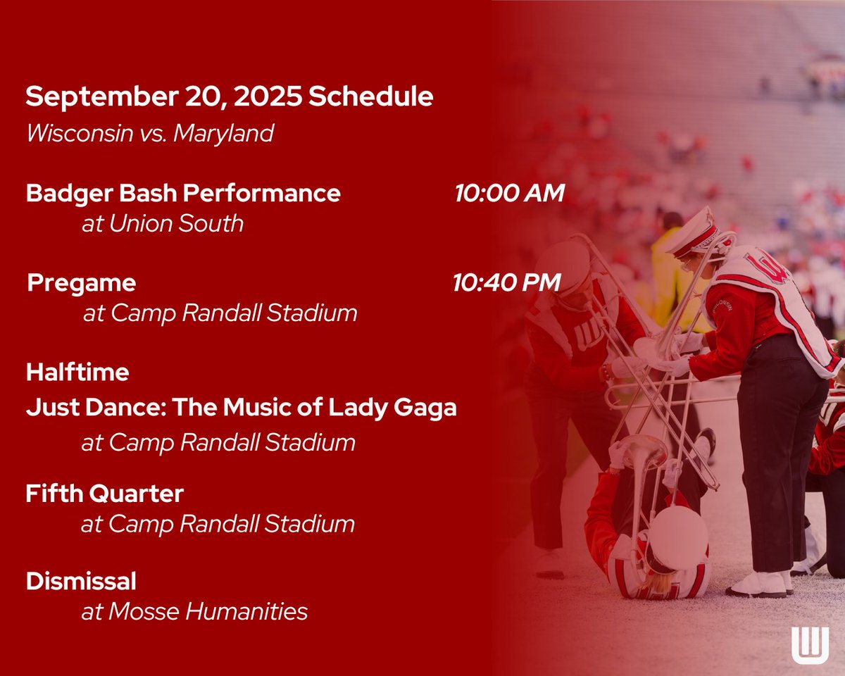 We’re excited to feature some of Lady Gaga’s greatest hits; see you there! #EatARock #OnWisconsin