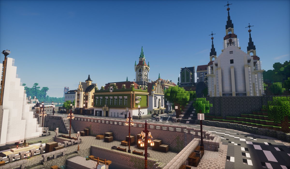 playHighRiseMC's tweet photo. An island with almost endless opportunities - which path will you take?
Choose your own profession, join an organization or unveil the secrets of each city and culture to find your own way to succeed, soon on HighRiseMC!
#Minecraft #Minecraftbuilds 
🇩🇪 German version below! https://t.co/W5vDq2wQff