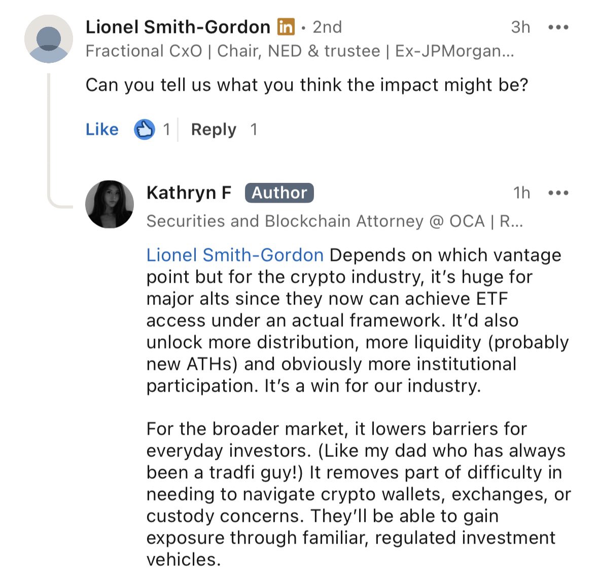 umikathryn's tweet image. Yesterday, the SEC voted to approve generic listing standards under Rule 6c-11 of the Investment Company Act of 1940. This creates a standardized, streamlined framework for exchanges to list and trade commodity-based ETPs (ETFs holding spot Bitcoin, Ethereum, Solana, or baskets…