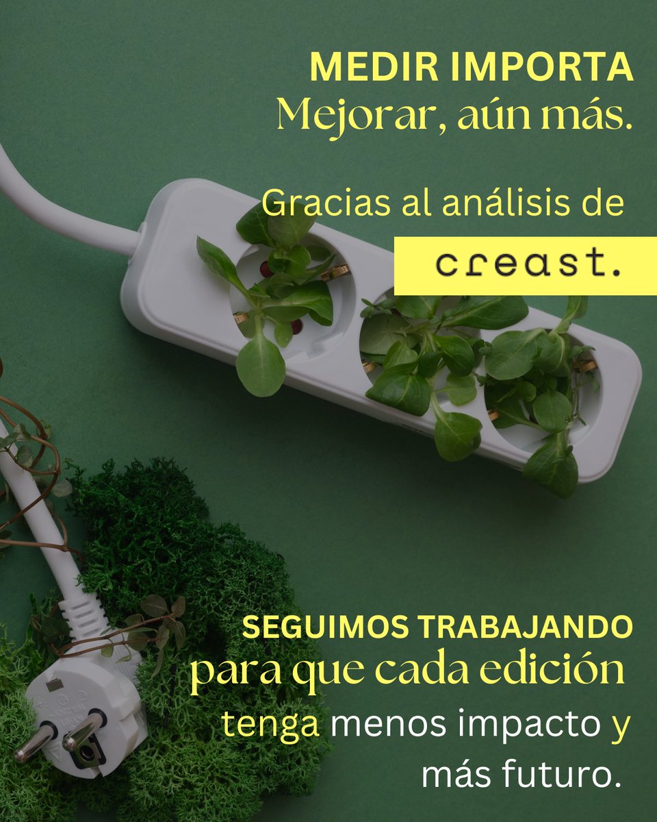 CIMUART1's tweet photo. Seguimos trabajando para que cada edición tenga menos impacto y más futuro. seguimos aprendiendo, midiendo y mejorando para que el cine avance hacia un futuro más sostenible. Este es solo el comienzo. https://t.co/WaH7OCTv8i