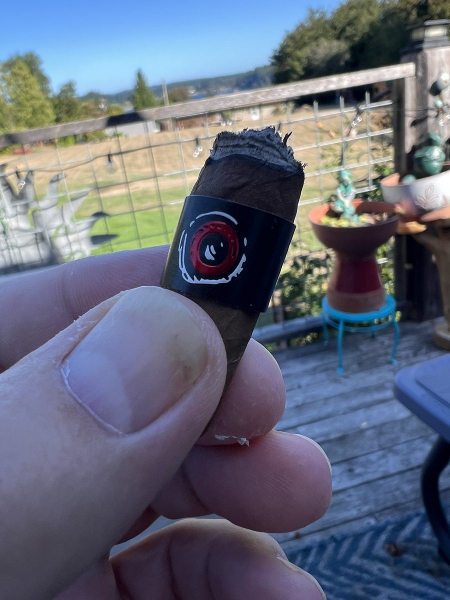 Ed-e Higgins is smoking Mad Minnow dojoverse.com/news-feed/p/70… Nubb’n every minute of it! <a href="/bigskycigar/">Big Sky Cigar Co.</a>