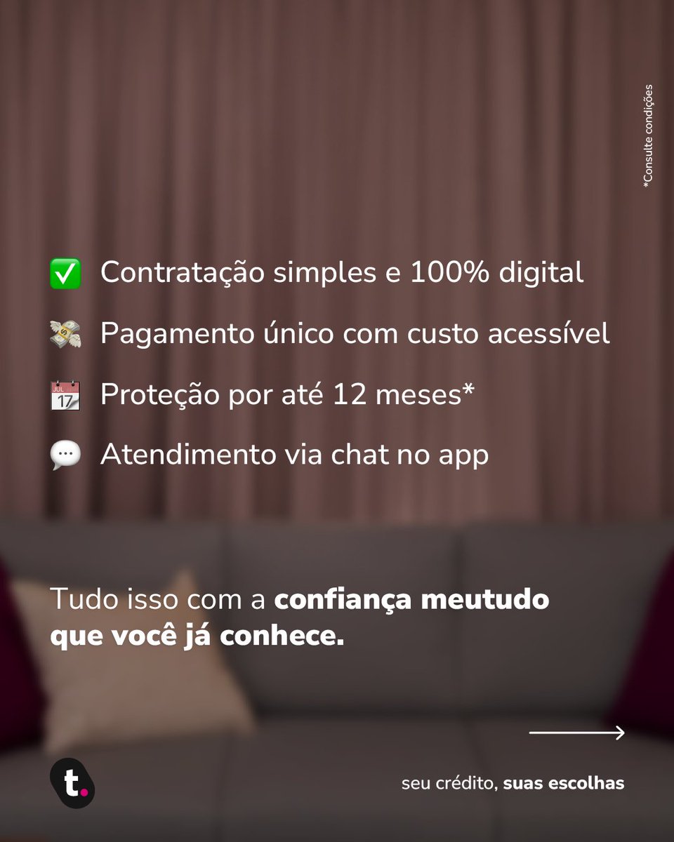 meutudoapp's tweet image. Foi demitido sem justa causa ou precisou se afastar do trabalho? 

O Seguro Renda CLT é a proteção que garante mais tranquilidade para você e sua família.

📲 Cadastre-se grátis no app e faça uma simulação: meutudo.link/LIcXE

#SeguroRendaCLT #ConsignadoCLT #meutudoapp