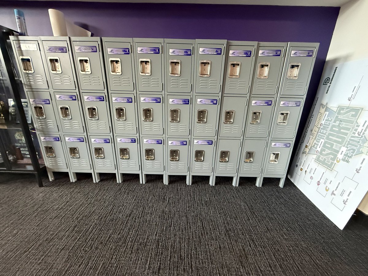 Leveling up our space one step at a time💜

Locker magnets came in today for all of our students‼️