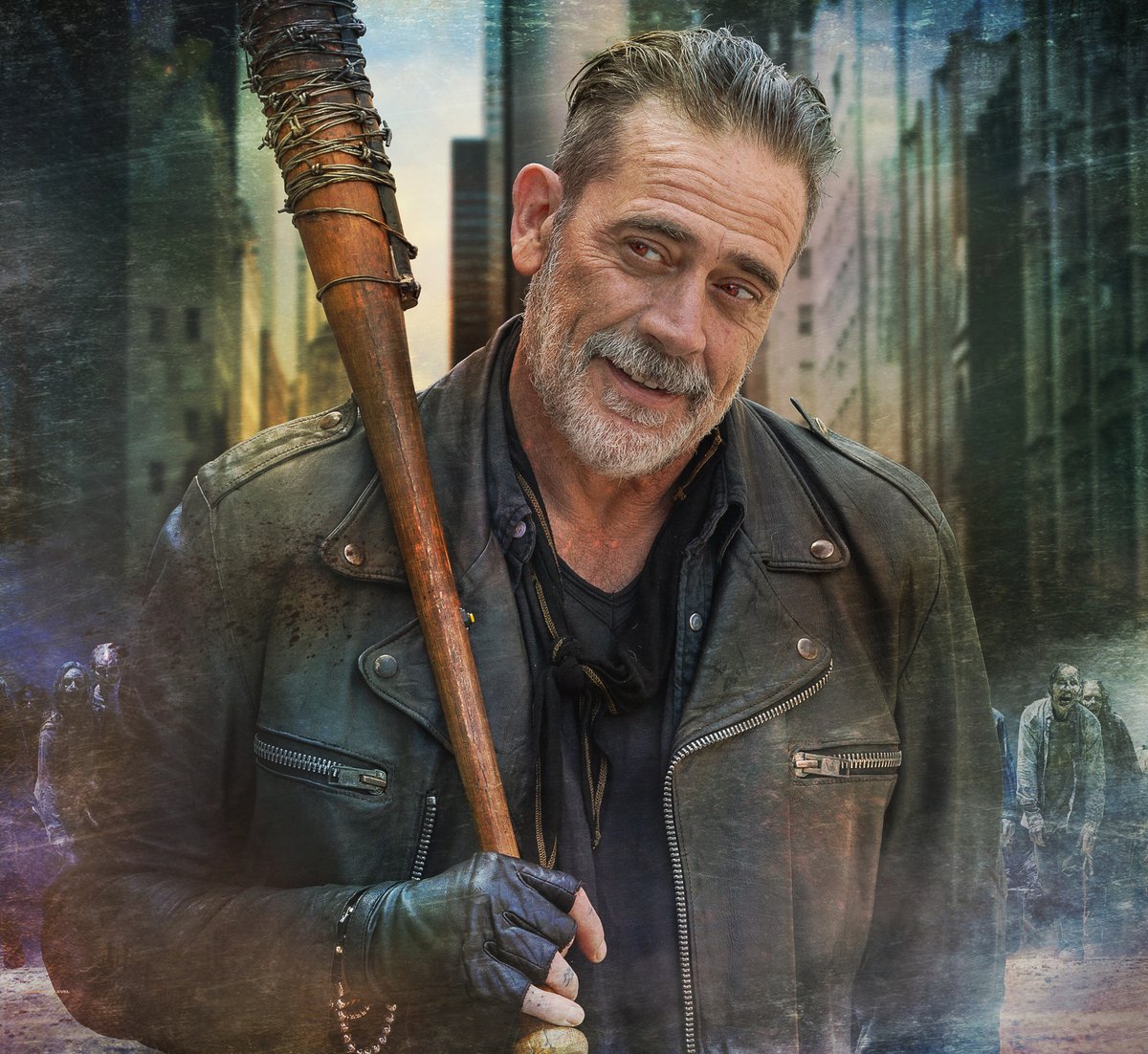 #Day4132 #TWD #DEADCITY 

   Pic 4132 #NEGAN <a href="/JDMorgan/">Jeffrey Dean Morgan</a> 

   Smiling Thursday ..