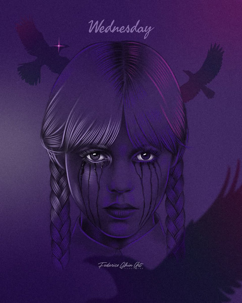 You don't have to be like everyone else to be right. 💜

My illustration dedicated to <a href="/wednesdayaddams/">Wednesday Addams</a> ✏️

#WednesdayNetflix #WednesdayAddams #WednesdayFanArt #JennaOrtega #illustration #digitalillustration
