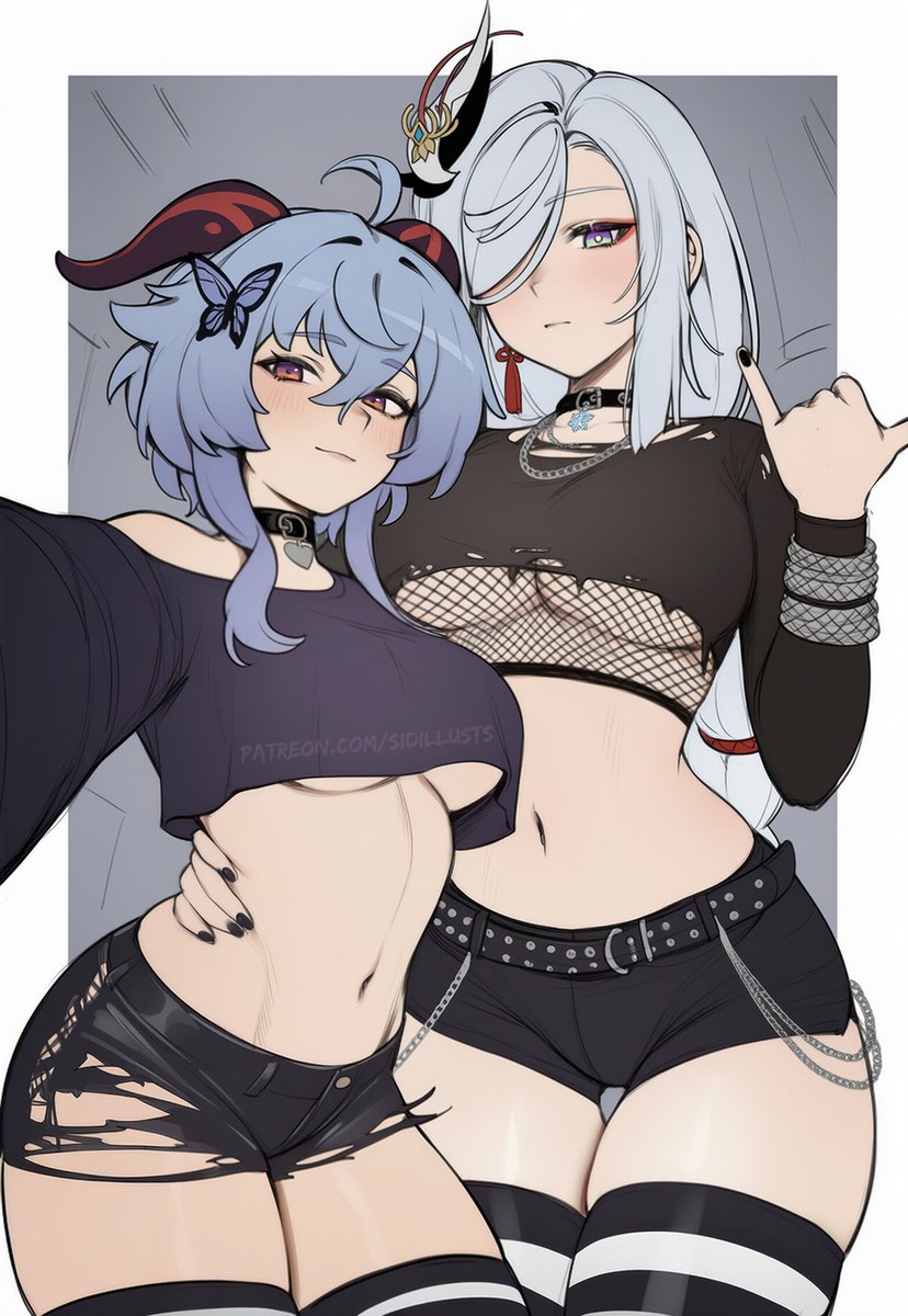 sidillusts3's tweet image. I wonder if this duo is as good as that one...
#GenshinImpact #原神