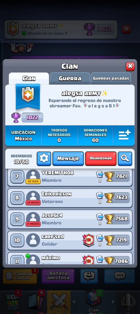 Seguro que en unos días regresan a jugar Clash Royale  🥹🥹🥹