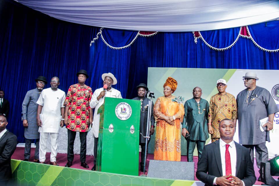 govdouyediri's tweet photo. Today, I joined the Chairmen, workers and union members in the Local Government Councils, the President-General of the Nigerian Union of Local Government Employees(NULGE), Comrade Aliyu Haruna Kankara and the President of Medical and Health Workers' Union of Nigeria (MHWUN), Dr. Kabiru Ado Sani Minjibir, to celebrate success in the Local Government administration and welfare of workers in Bayelsa State.

It is with profound joy that I announce that all Local Government workers' pensions, gratuities, and death benefits, amounting to N12 Billion, including arrears before my administration, have been cleared.

In line with the reforms we introduced when we came into office in 2020 and under the able supervision of the Deputy Governor, Senator Lawrence Ewhrudjakpo, we have birthed a new and working Local Government system in Bayelsa State where LGA Chairmen not only promptly pay monthly salaries but save enough funds to embark on capital projects.

With our new pension reforms, after clearing all outstanding pensions, gratuities, and death benefits, and with the digital processing system now in place, every retiree in the eight Local Government Areas will henceforth, receive their benefits immediately they leave service.

Indeed, all bottlenecks in processing payment of pensions have been dismantled and today, thirty persons who retired across the eight LGAs in August, 2025, have been paid their benefits.

Let me appreciate and congratulate all workers in the Local Government for their support of the various initiatives which earned me an award today from the national leadership of NULGE and MHWUN.

While I agree that Bayelsa State has become a model for Local Government administration in Nigeria for not touching their allocated funds, I have called for a national dialogue to examine the structure, functions and funding of local government councils to understand the challenges and the potential for reforms.

My views about LG administration, its structure and modes of creation that tend to undermine the legal authorities of state governments in a federal system remain the same, particularly for us in Bayelsa with just eight LGAs recognised by the Nigerian Constitution. 

It is an injustice for a state that is contributing huge resources to the nation’s economy to be assigned eight LGAs while the State Government is legally constrained from creating additional local government areas.