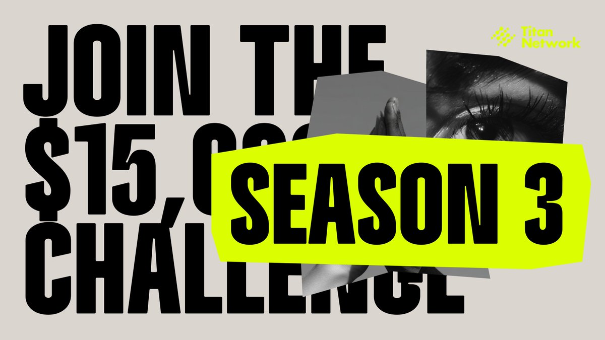 🟢 Something Big is Coming: $15,000 Cash Challenge

Titan Network is preparing the third phase of our $200,000 USDC campaign. 

This time, we are combining promoters and node operators into one challenge.

For 7 days only, everyone can contribute and share the $15,000 USDC prize