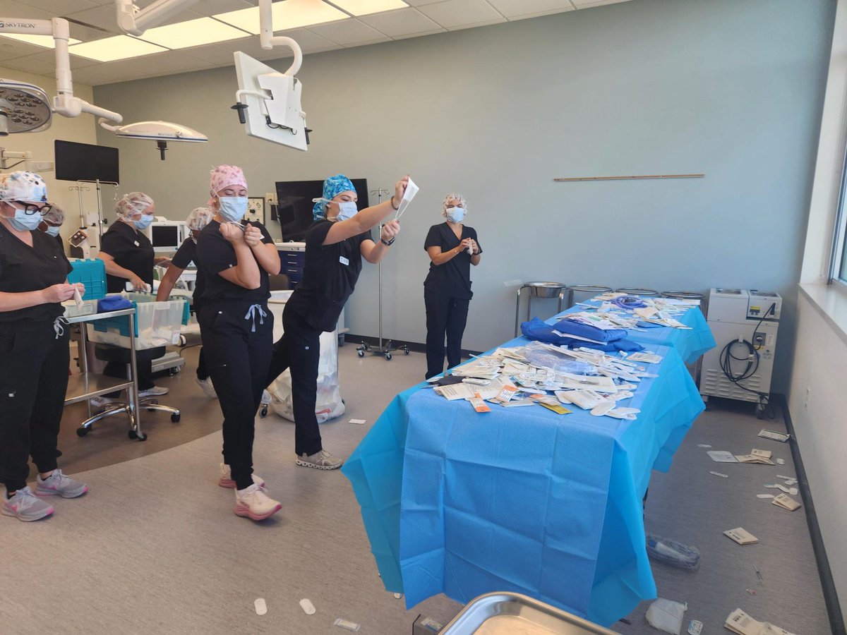 MadisonCollSOHS's tweet image. Our Surgical Technology students are already diving into one of the most important foundations of their training — establishing a sterile field and opening sterile supplies.
These essential skills set the stage for everything that happens in the operating room.