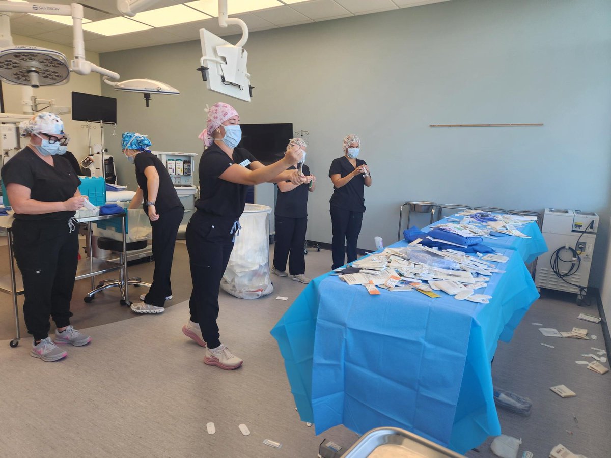 MadisonCollSOHS's tweet image. Our Surgical Technology students are already diving into one of the most important foundations of their training — establishing a sterile field and opening sterile supplies.
These essential skills set the stage for everything that happens in the operating room.