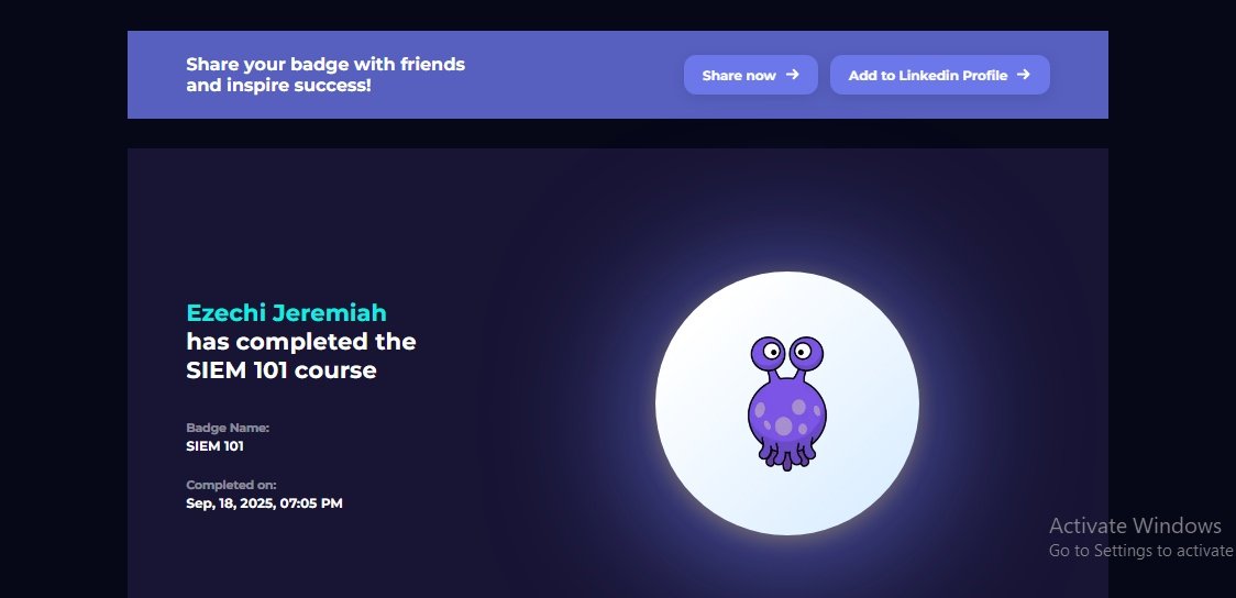 cyberjeremiah's tweet image. 98/100 
#100DaysOfCyberSecurity @ireteeh @TemitopeSobulo
@segoslavia
Today I investigated some SIEM alerts on @LetsDefendIO and earned a new badge.

I also wrote my first  custom YARA rule.

Thank you @Cyblackorg and @anyrun_app