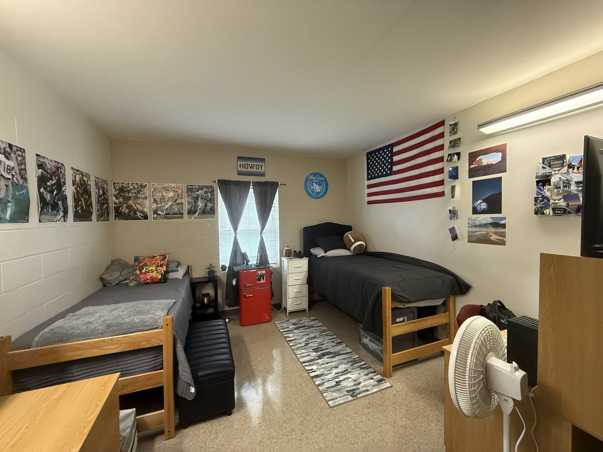 Dorm tour ✅

The Wheat Beaters keeping it cozy outside of football 😴

<a href="/teeterf/">Coach Felicia Teeter</a> <a href="/Taggart_Brown/">Taggart Brown</a> <a href="/jwlawson1/">Coach Lawson</a> <a href="/jdeddy20/">Coach Eddy</a> <a href="/CoachMillerBC/">Kade Miller</a> <a href="/Coach_CWright_/">CoachC.Wright</a> <a href="/CoachTizzy/">Coach Tizz</a> <a href="/TheTerryCook/">Coach Terry Cook</a> <a href="/SmithInspire/">Dr. Drametrice Smith</a> <a href="/Threshers_FB/">Bethel College FB</a>