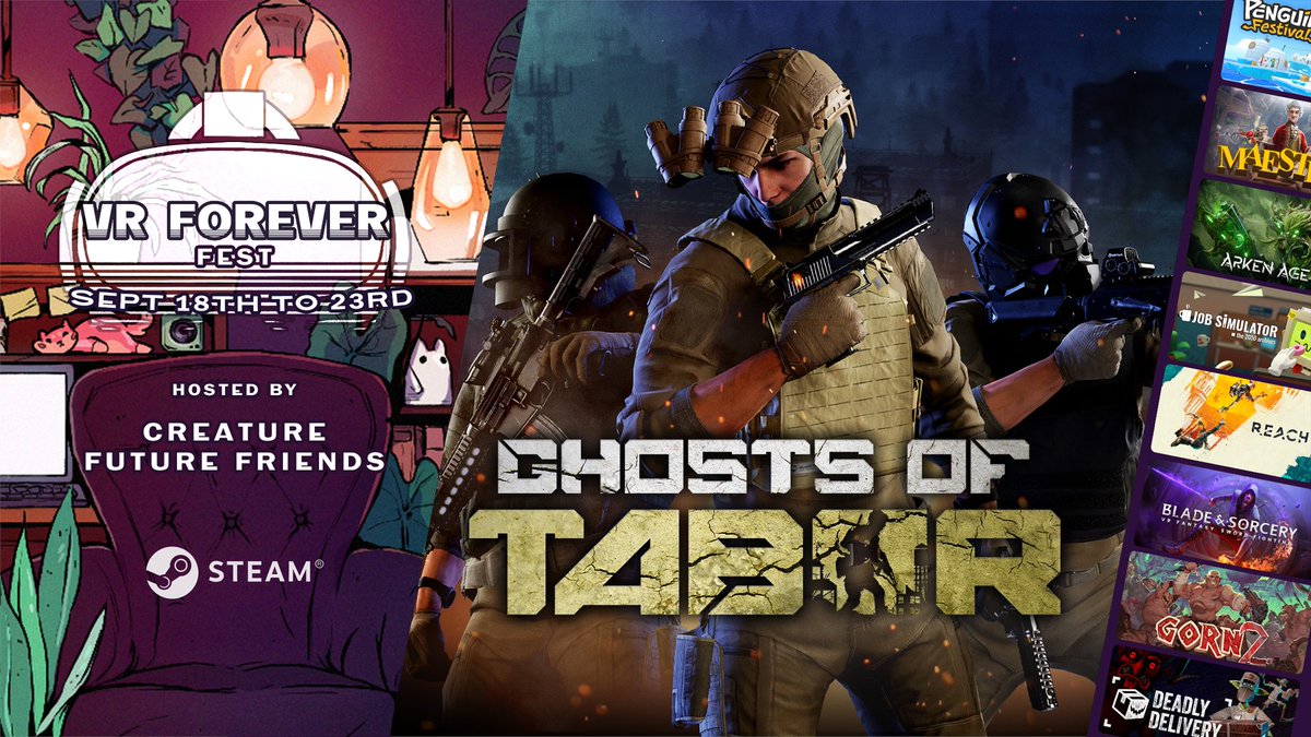 📢PCVR PLAYERS📢

Ghosts of Tabor is now on SALE on Steam for 25% OFF! Grab the most intense PvPvE extraction shooter in VR! 

Gear Up. Trust No One.🥽