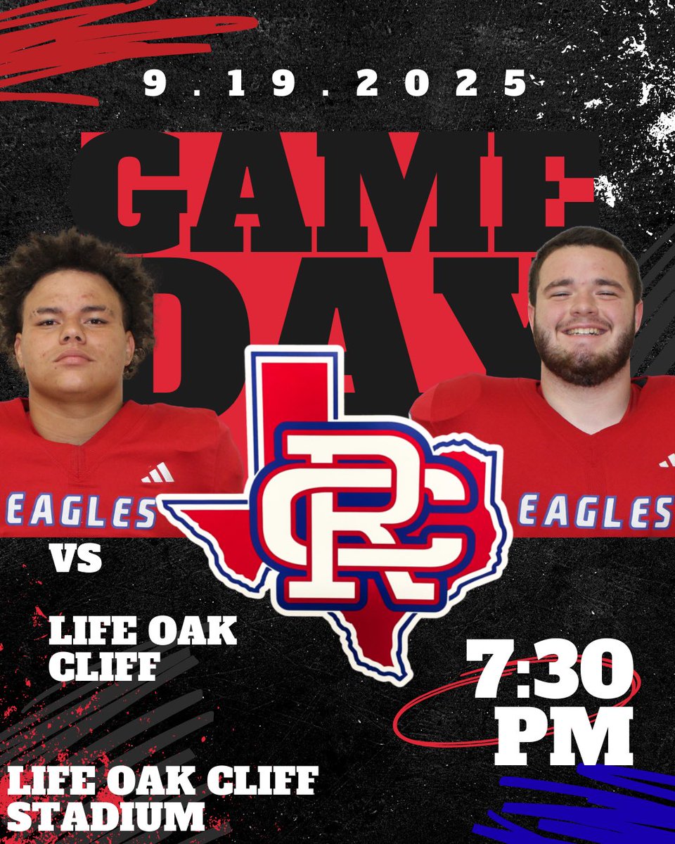 Varsity🏈GAMEDAY Announcement! 📢
Let’s Go Eagles! 
#HailCarter
<a href="/FWISDAthletics/">FWISD Athletics</a>