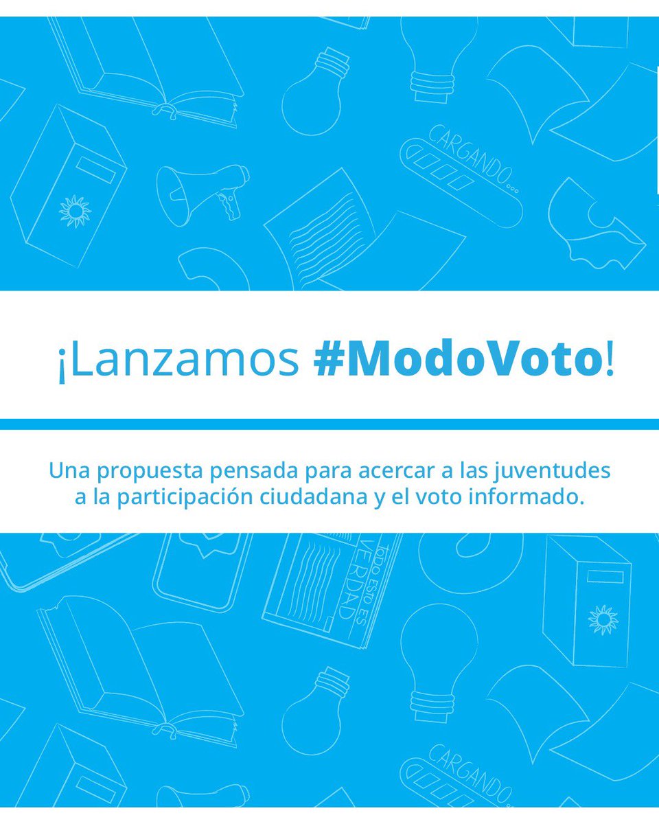 Sumando_arg's tweet image. 🗳️ ¡Ya está disponible #ModoVoto!

🙌Un kit de herramientas creado para acercar a las juventudes al interés por la ciudadanía responsable y al voto informado.

📚Una iniciativa de  @UNICEFargentina , @Sumando_arg y @asociacionminu 

Accedé acá: unicef.org/argentina/info…
