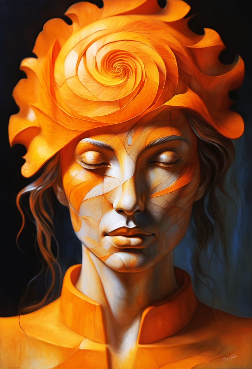 andy_corah's tweet image. Join the #ImageBreak Art Challenge – “Orange &amp;amp; the Unconscious” Edition Thanks for the invite, @revelinai. Interesting, @imagebreak_com. 😊

Mind&apos;s Fragrant Rind: 🍊

@KinsJilly @WratilSusanne @Sirvikont