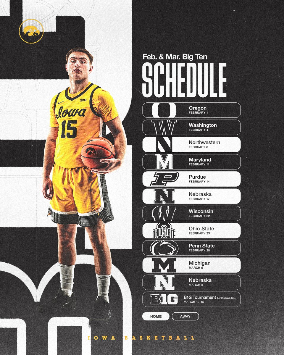 The wait is over. 

2025-26 Big Ten Schedule Drop ⬇️