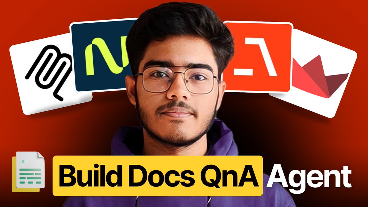 Learn How to Build Docs QnA Agent in 5mins!

Full Video: youtu.be/lZRKKd7MC5A
