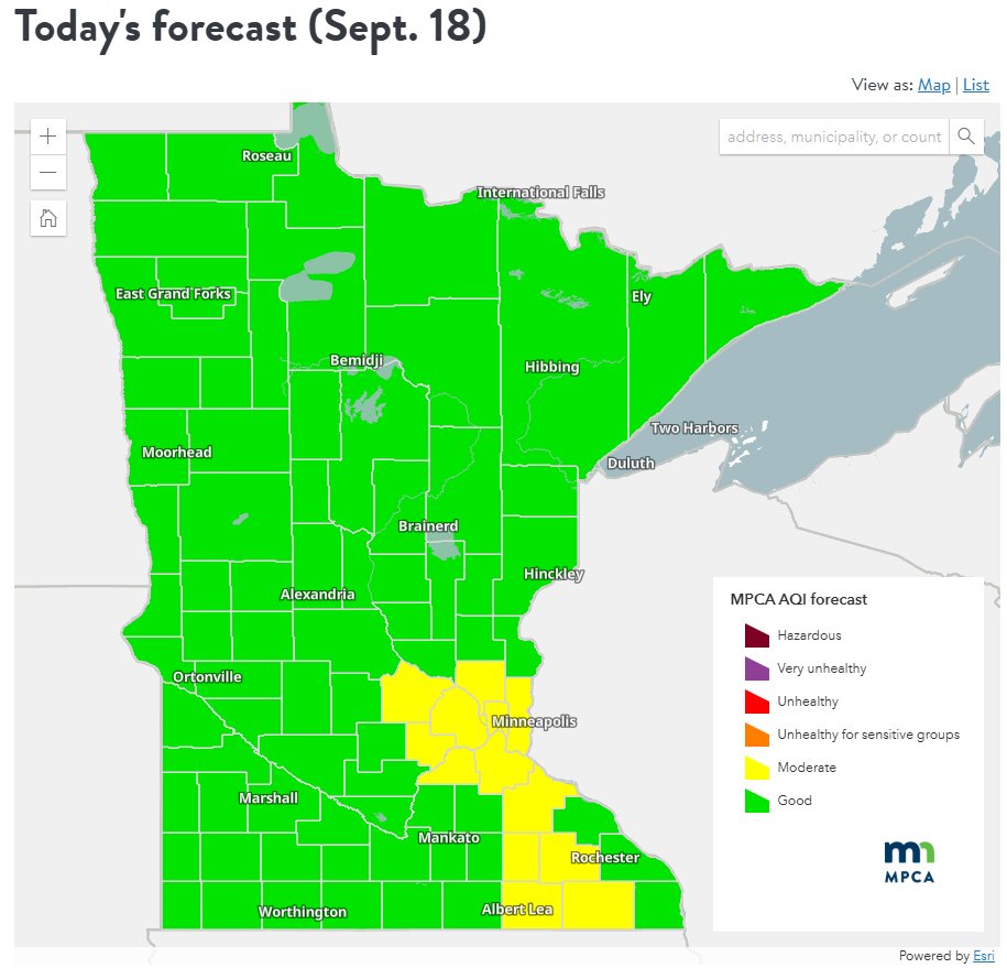 MN Air Quality Index tweet media