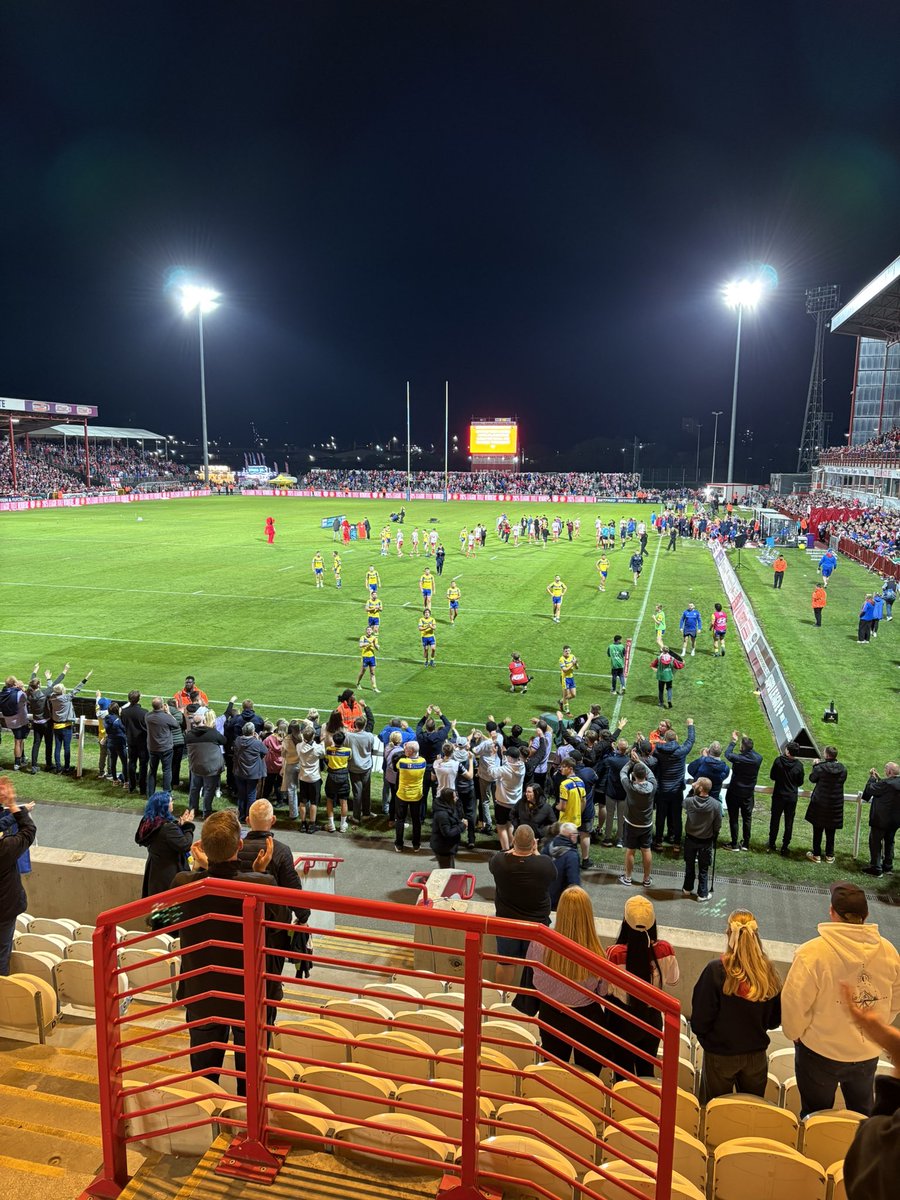 Good way to end the season, that was much better <a href="/WarringtonRLFC/">Warrington Wolves</a>. I’m fine with losing in those circumstances. Ewan Irwin looks ready made for Super League.