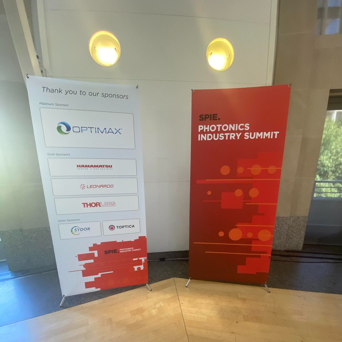 AAPTHQ's tweet image. Dr. Beth Cunningham, Mike Hall of AAPT, Frank Graeff of
@AIP_HQ, and Nico Hernandez Charpak of @APSphysics
are attending the Fourth Annual #SPIE Photonics Industry Summit in Washington, DC.