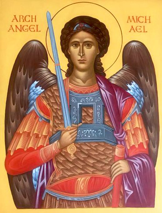 “St. Michael the Archangel, defend us in battle. Be our protection against the wickedness and snares of the devil.”