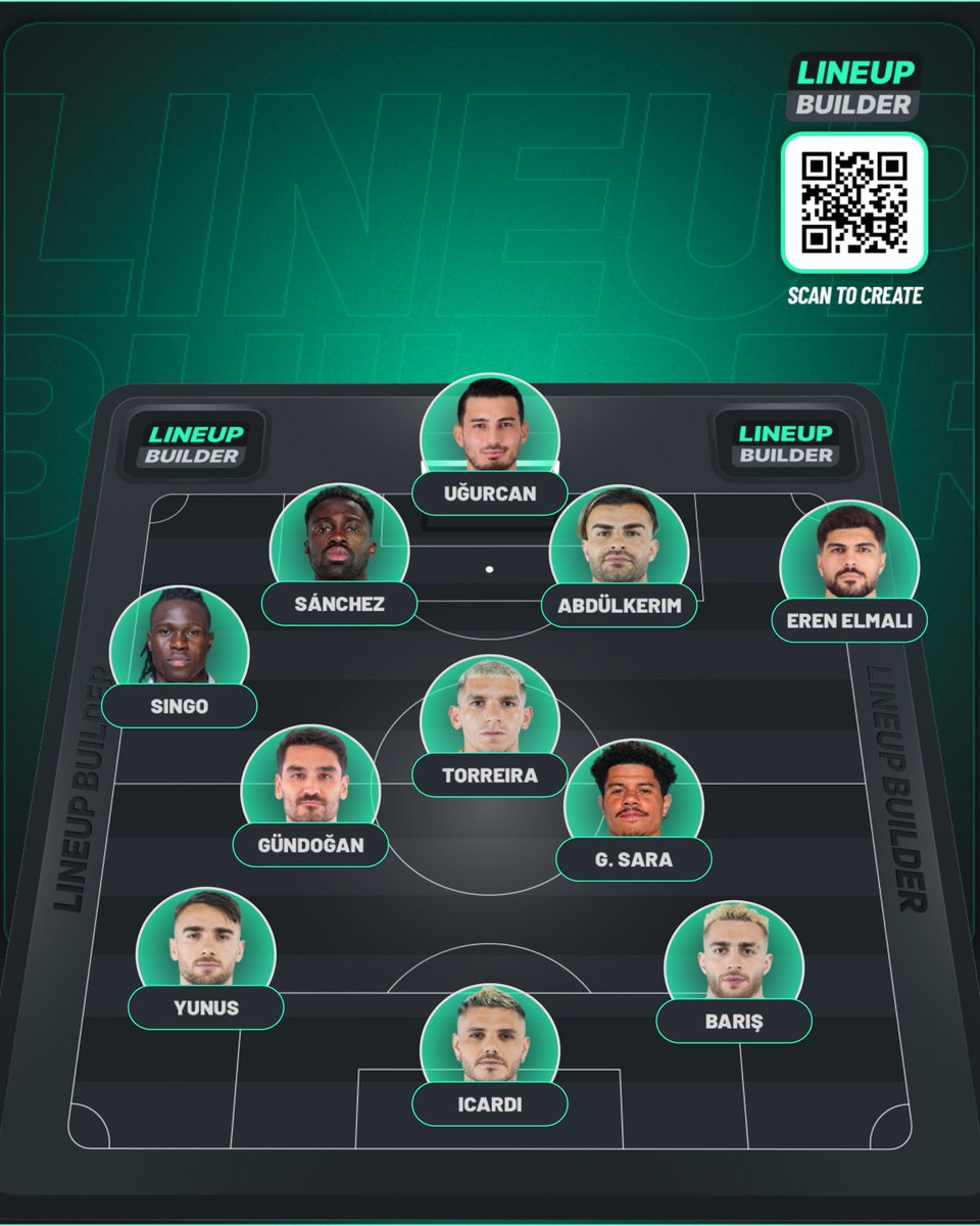 #FRAvGAL

Sane’nin tazminatını verip kovun.
Lemina&amp;Toreira aynı anda oynamaz.
İcardi yedekte oturtulmaz.
Uğurcan’ı gönderin takıma gerçek bir kaleci alın.

Bu maç Okan hocaya yazar.