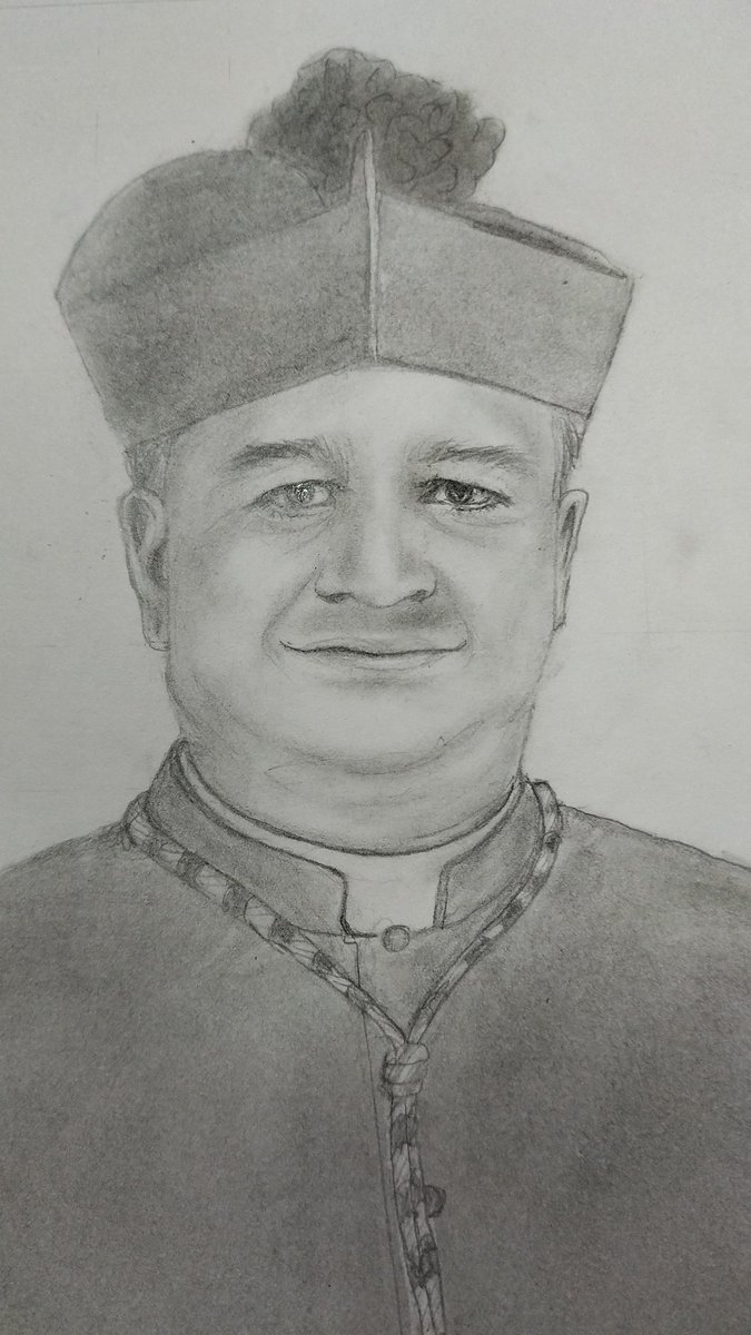 Zulyta_E's tweet image. Tengo artistas que son estudiantes...
#Retrato de #Monseñor José Libardo Garcés Monsalve.
#Cucuta