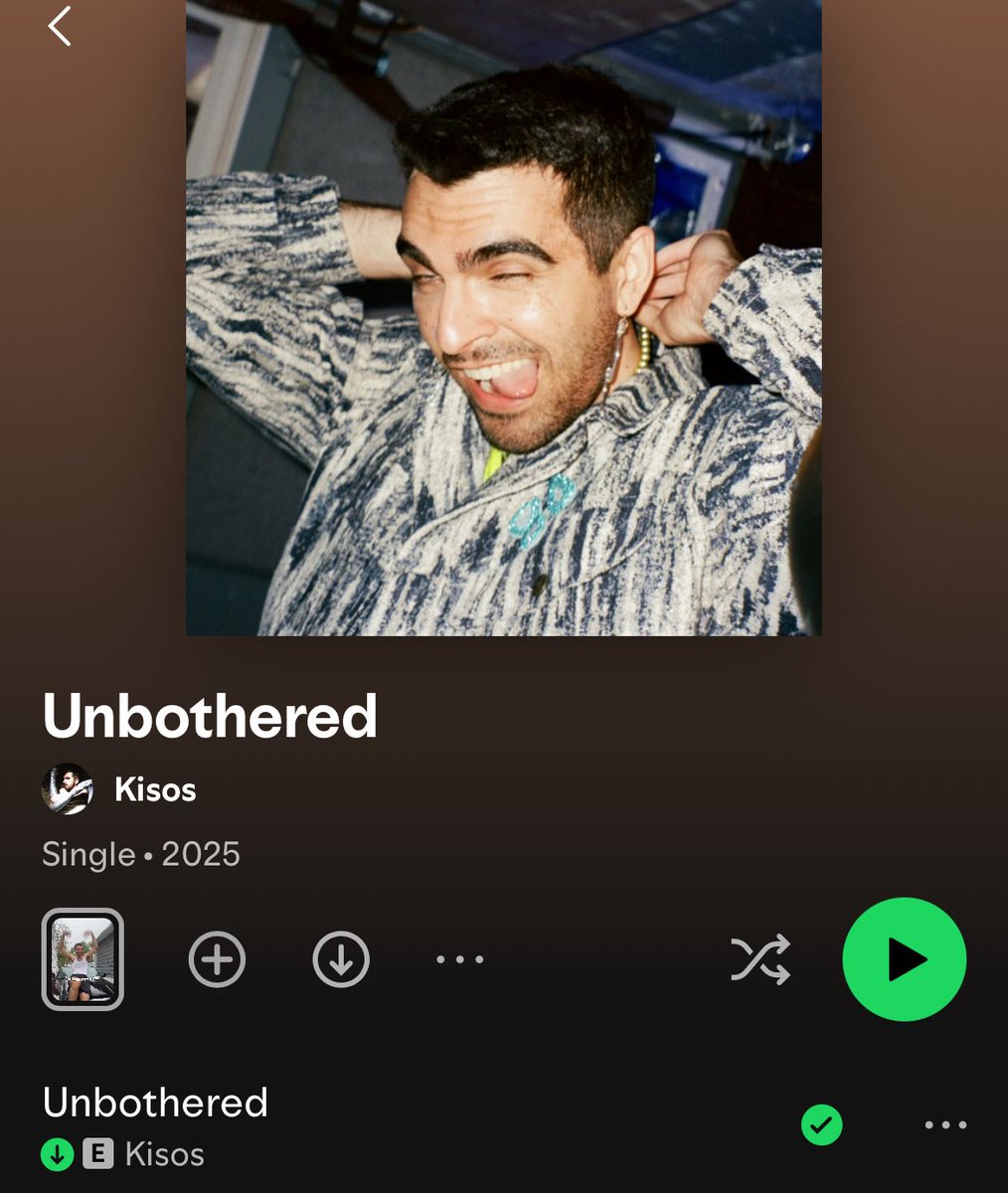 a crumb of Discover Weekly for Unbothered 🙏🏼

hopefully it continueesssss