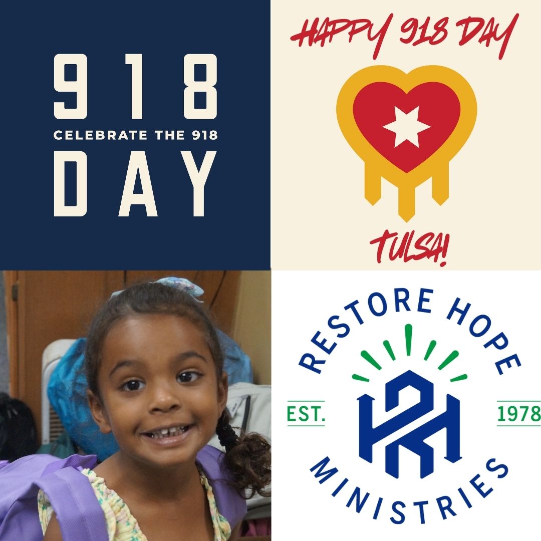 Happy #918Day! On this day highlighting the 918, we recognize one of this year's Birdie Sponsors for the golf tournament.  @ttcucreditunion has been a great supporter of Restore Hope!

#Hope #RestoreHope #GolfTournament #FUNdraising