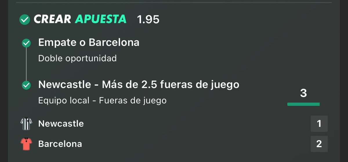 Bets_Locas's tweet photo. 😎¿Quedó buena noche no? 

Funbets 2/2 cuotas 4.25 y 4 ✅
Pick cuota 1.95 y la cuota 2 de Wina ✅

Como os dije estos días…menos apuestas, más calidad🫡

¡Enhorabuena a todos! 💙 https://t.co/r7mMvhJHZg