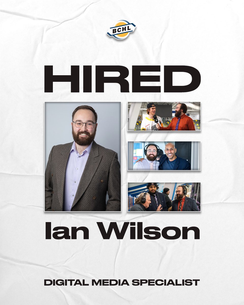 New chapter, same commitment to excellence 🗣️

This season I am incredibly excited to be joining the @bchockeyleague Communications Team as a Digital Media Specialist!

Thank you to Jesse Adamson and Matt Lawson for bringing me aboard. Many a great thing is forthcoming 🔥