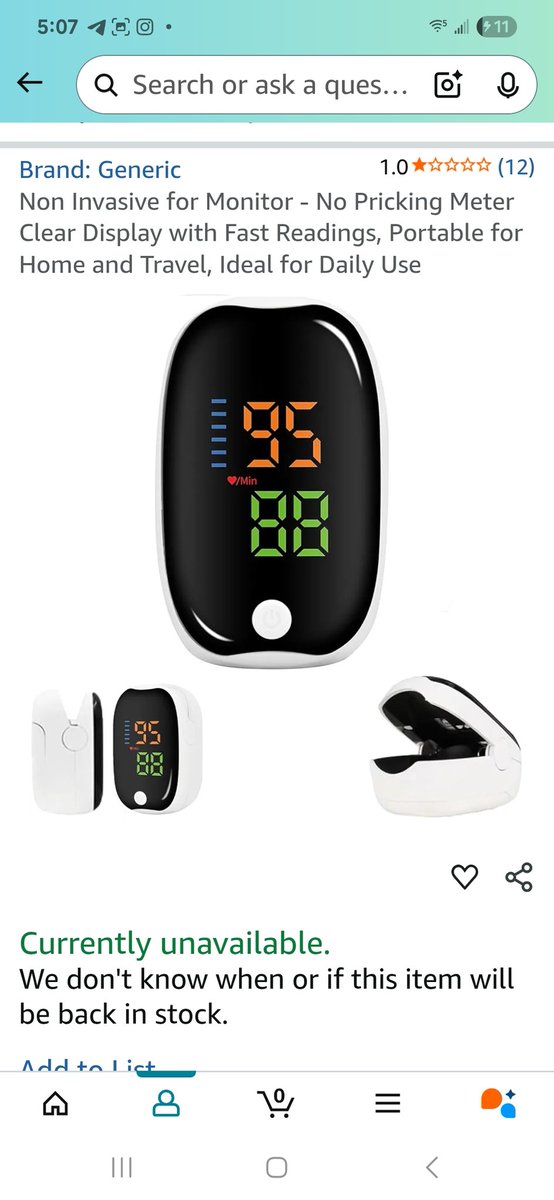 mutt7469's tweet photo. Hey @amazon 
These come up as non invasive no poke glucose monitors, they are in fact pulse oximeters!

https://t.co/2P21Fkqmpg
https://t.co/AeDRw4897k
https://t.co/fxWfWeNXi8
https://t.co/P2Pgb4bRx7 https://t.co/uWfIlFnEQK