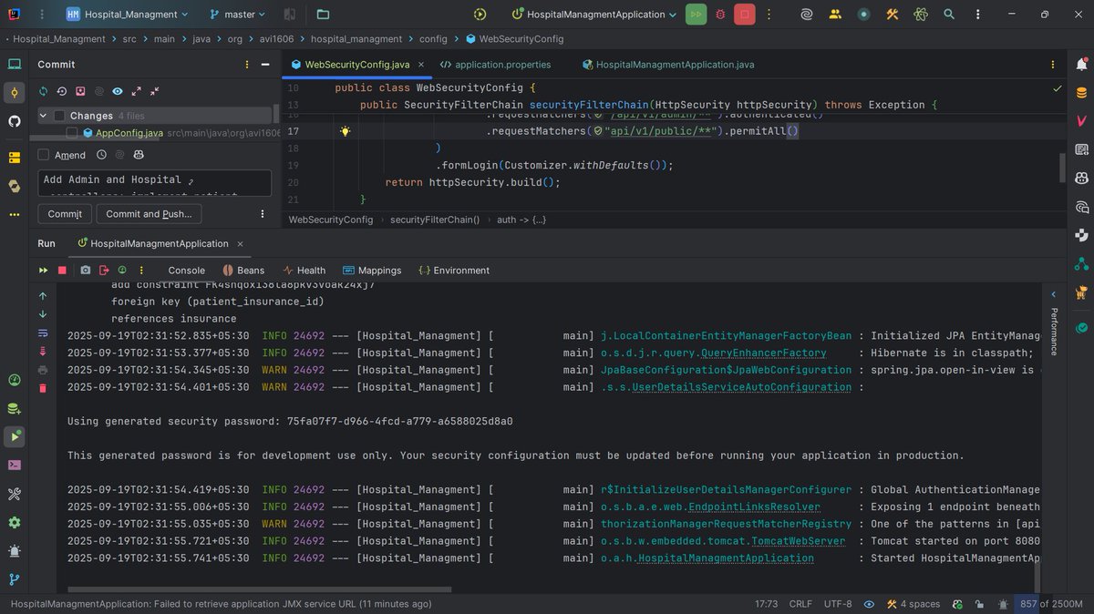 Avii1606's tweet image. 2 AM is for commits, not for sleep. 🌙

#Java #SpringBoot #SpringSecurity