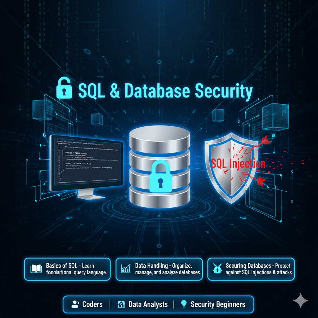 Menagos's tweet image. Learn how to handle data safely and protect your systems from SQL injections. Perfect for coders, data analysts, and security beginners.
#SQL #DatabaseSecurity #CyberSecurity #DataProtection #SQLInjection #DataAnalyst